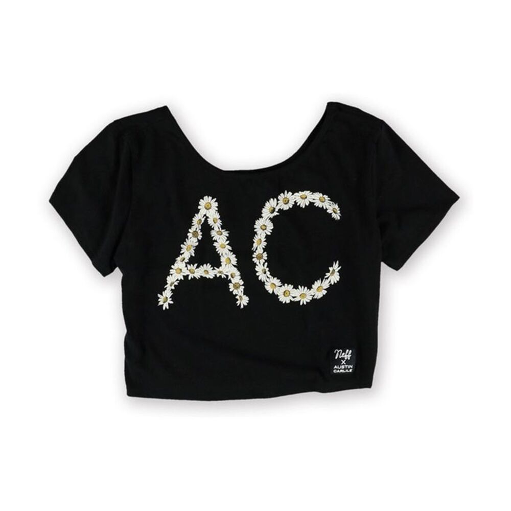 Neff Womens Juniors Austin Carlile Daisy Graphic T-Shirt, NWT